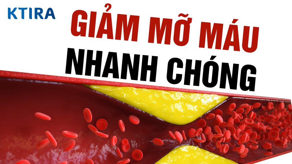 Cách giảm mỡ máu nhanh chóng