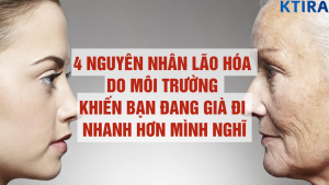 4 nguyên nhân gây lão hóa do môi trường