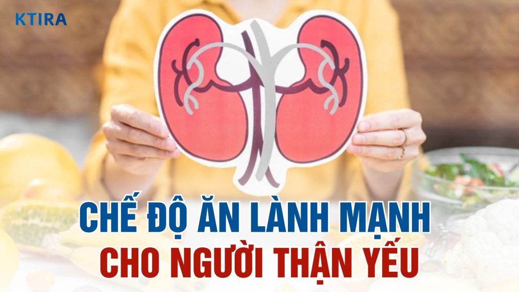 Chế độ ăn lành mạnh cho người thận yếu