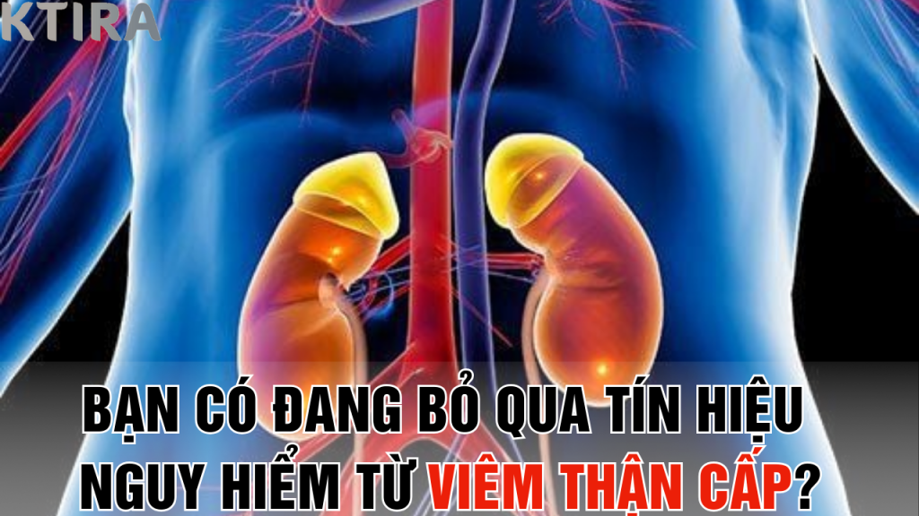 Bạn có đang bỏ qua tín hiệu nguy hiểm từ viêm thận cấp?